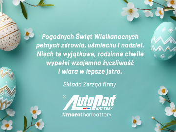 Pogodnych Świąt Wielkanocnych!